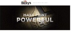 Desktop Screenshot of beckysdci.com